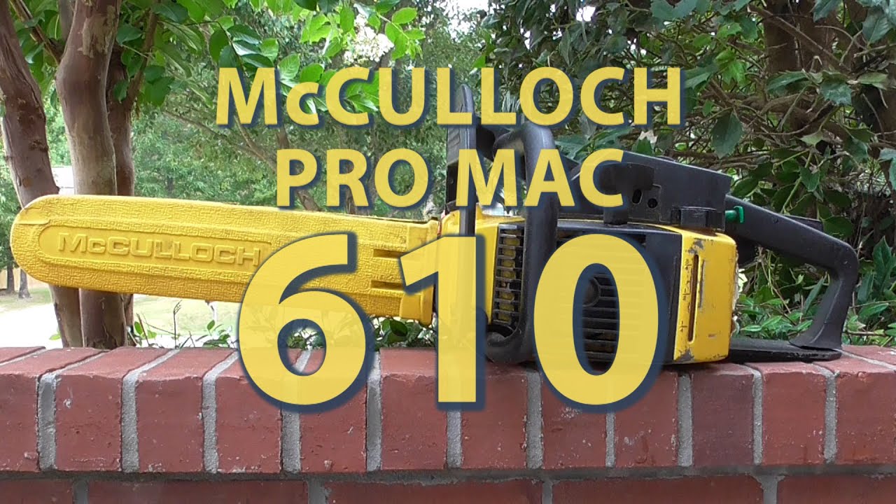 Mcculloch Pro Mac 610 Repair Manual